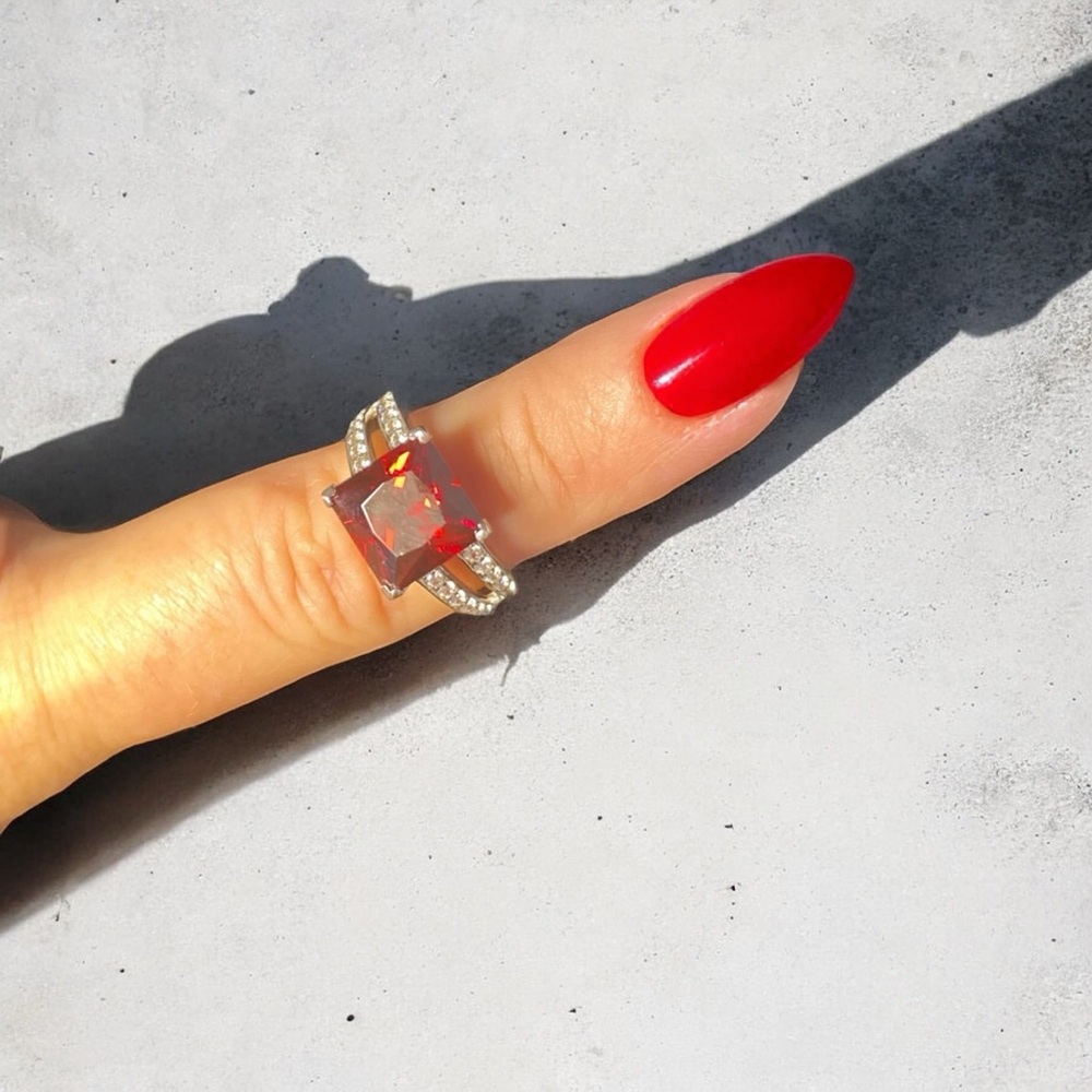 Camden Layne Dearest Ruby Sterling Silver Ring - Picture 3 of 4